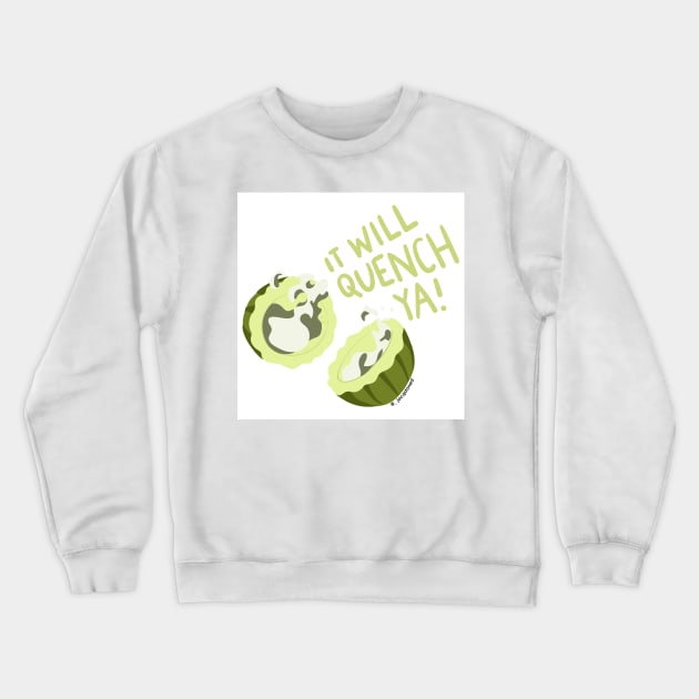 Drink Cactus Juice Avatar the Last Airbender Quote Crewneck Sweatshirt by jacqstoned